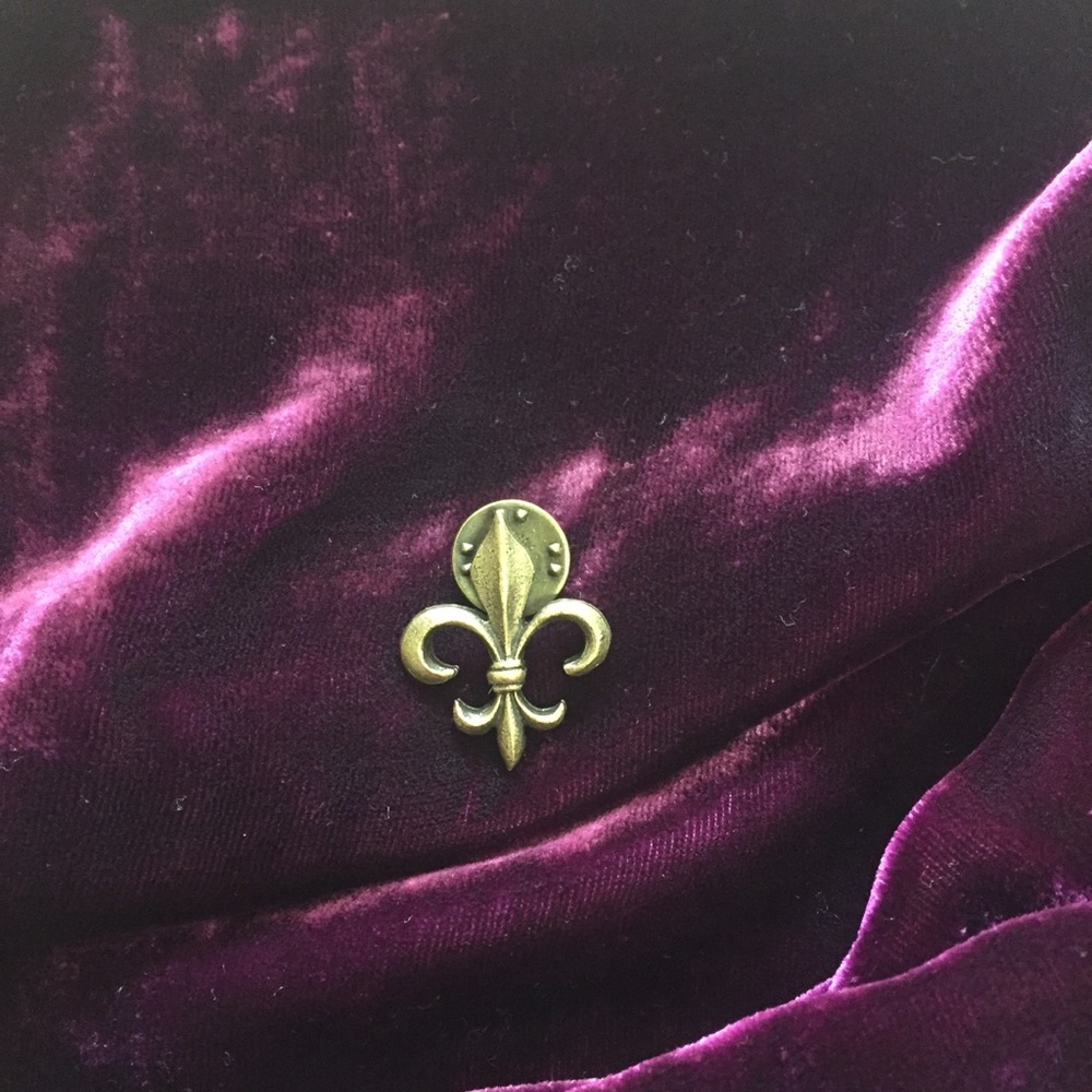 Fleur de lys brooch pin